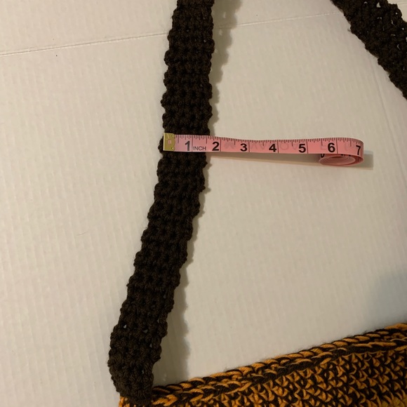 Crossbody Bag Multicolor Handmade Crochet - Picture 11 of 15